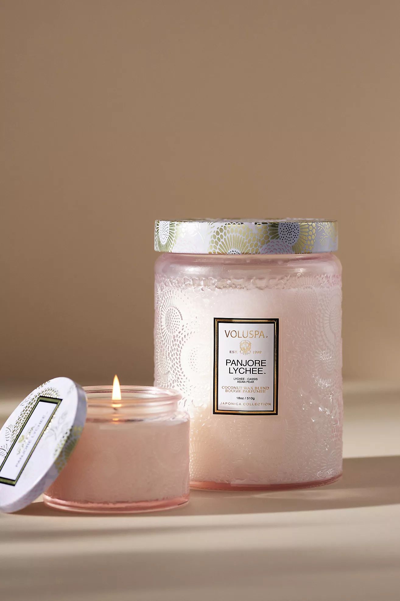 Voluspa Japonica Panjore Lychee Glass Jar Candle​ | Anthropologie (US)