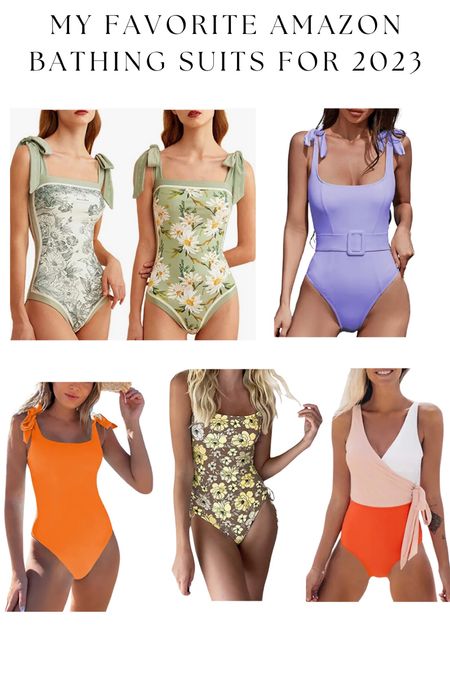 Favorite one piece bathing suits form Amazon  for summer 2023

#LTKSeasonal #LTKunder50 #LTKswim