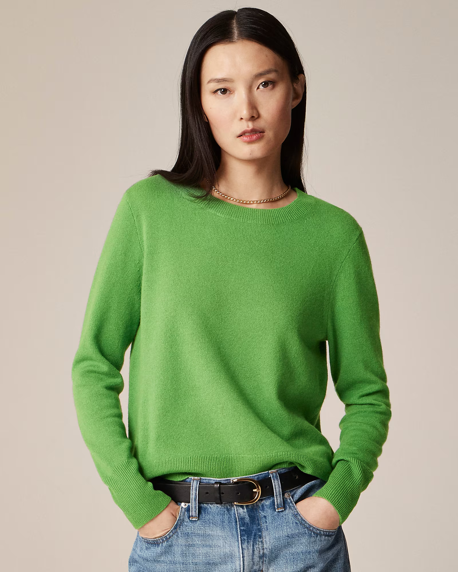 Cashmere classic-fit crewneck sweater | J. Crew US