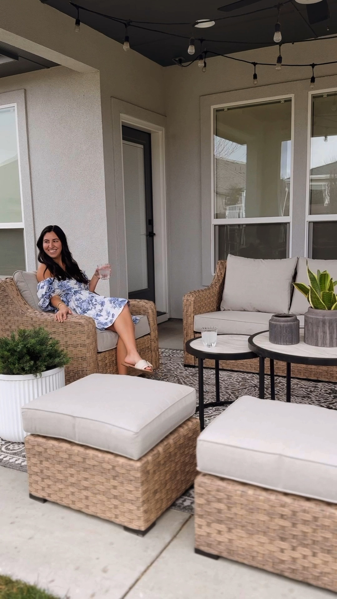 Getting ready for spring! Patio season is my favorite and I’m so glad I finally got the viral Walmart patio set! It’s so comfy + the chairs rock back and forth AND do a full 360 swivel! Grab it while it’s on sale! 

#LTKSeasonal #LTKhome #LTKsalealert