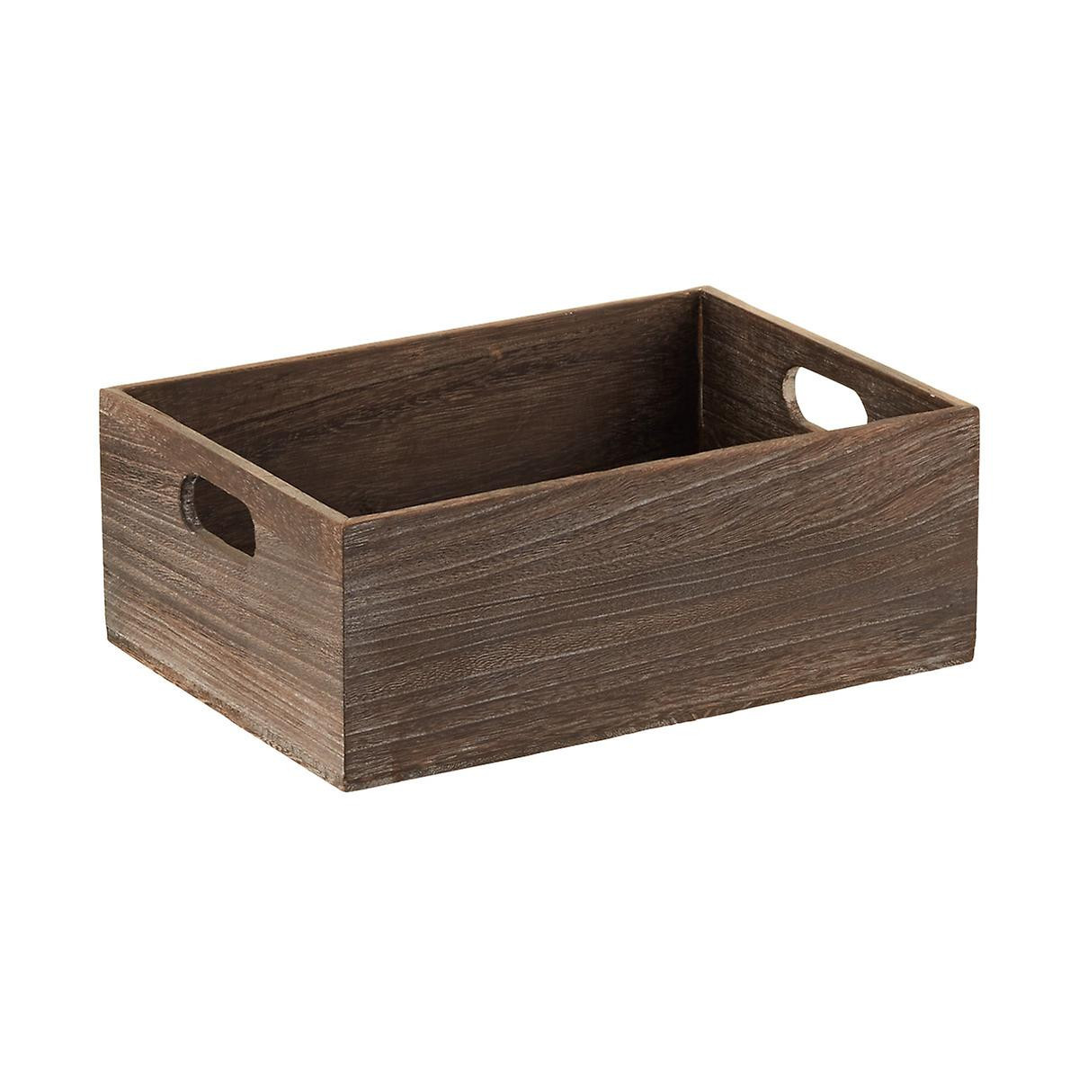 X-Small Brentwood Bin Feathergrain | The Container Store