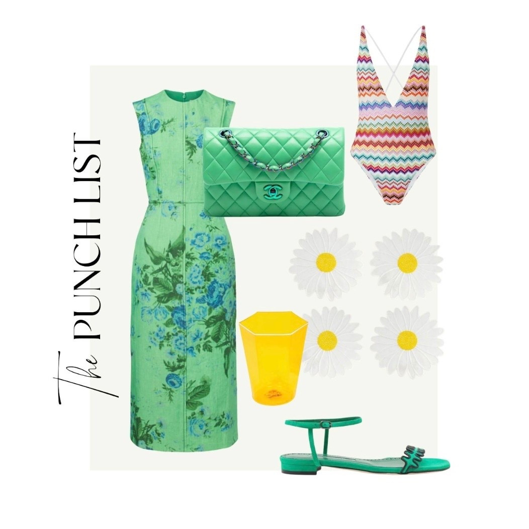 THE PUNCH LIST: Whether brunch or a casual dinner with pals, a colorful mix always sets a happy tone 💛