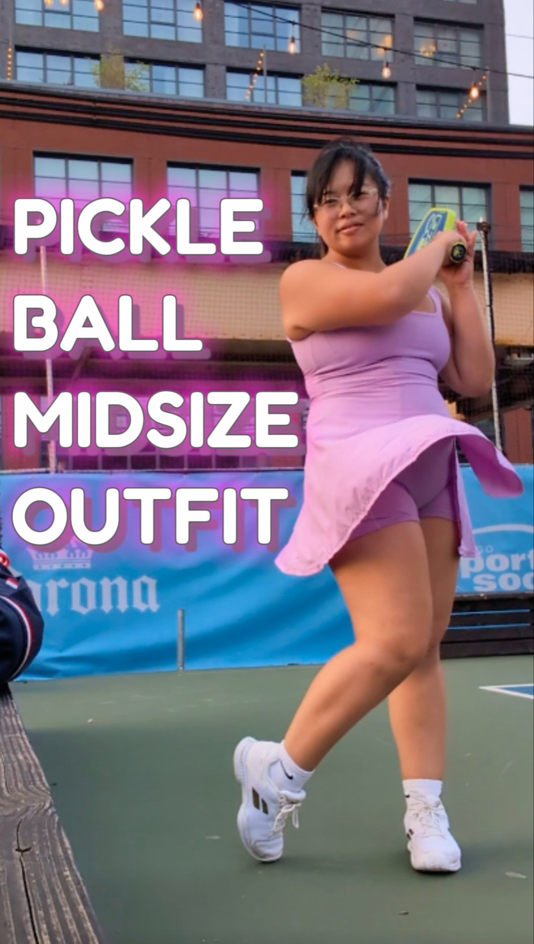 Feeling cute while playing pickleball and hitting aces - wearing size XL of the Popflex dress which has shorts underneath with pockets. 

#LTKActive #LTKMidsize #LTKPetite