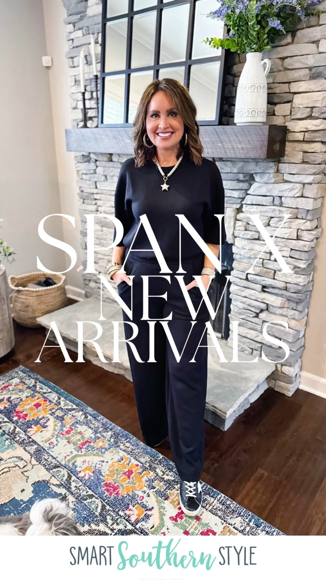 Spanx new arrivals 

Use code LAURAXSPANX to save with your first purchase 
Buy 2 air essentials pieces & save 15%

Everything runs true to size except for the short sleeve air essentials tee / that runs big and I sized down to an extra small ￼

#LTKootd #LTKmomlife #LTKOver40
