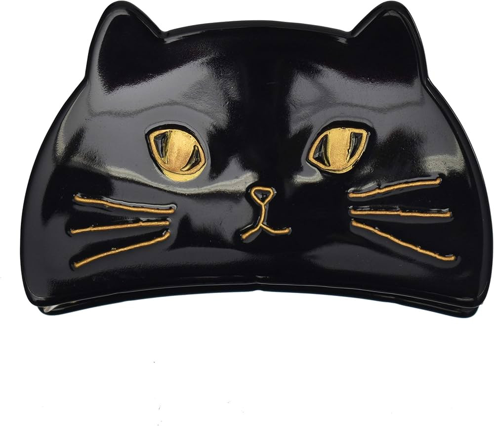 Shag Wear Women's Cat Claw Stay-In-Place Hair Clips Barettes (Black) | Amazon (US)