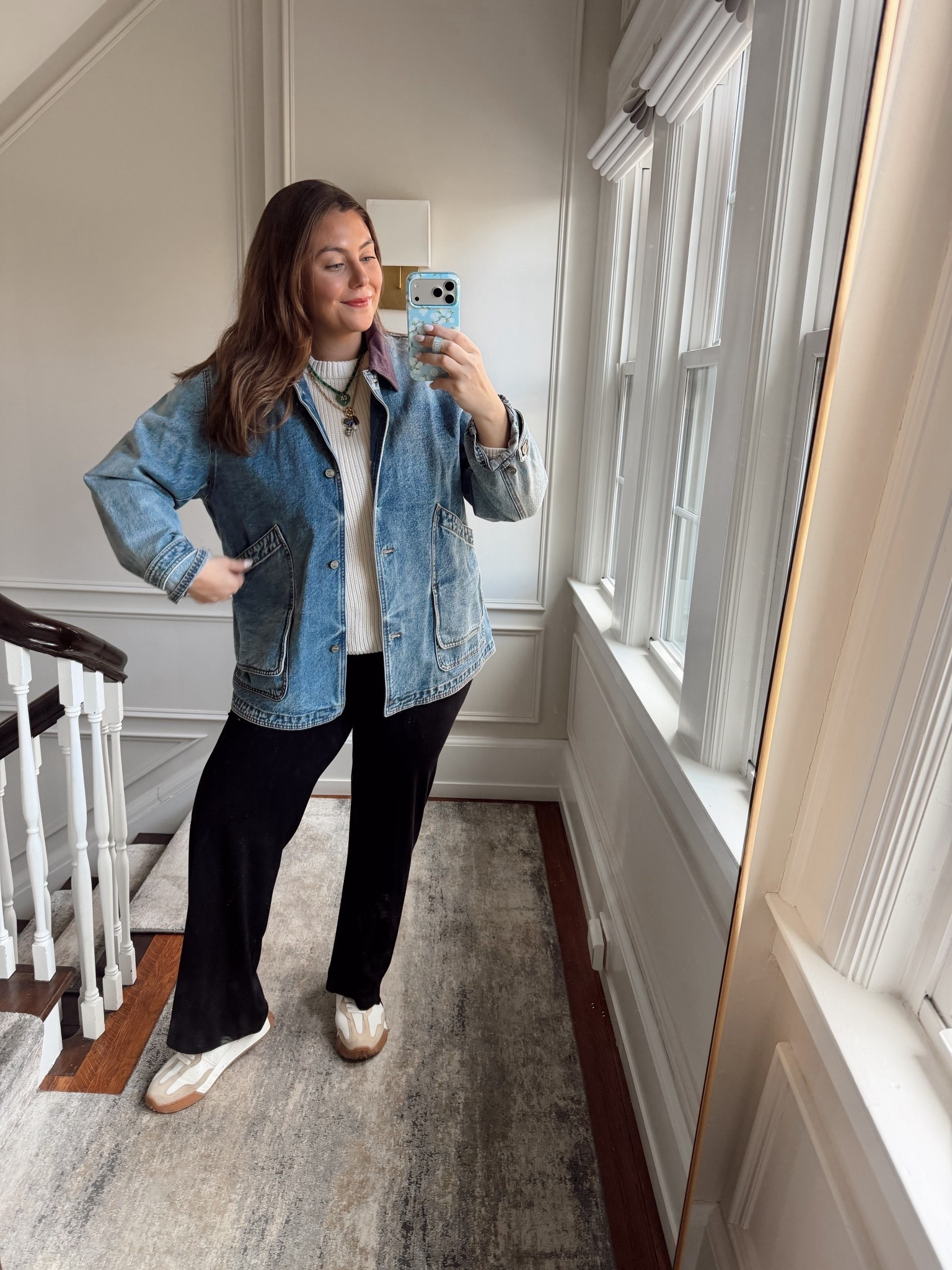 Wearing size XXL in denim jacket (sold out-sharing similar) & XL in pants. Sharing similar style tops & pants. 

#LTKMidsize #LTKootd #LTKSeasonal