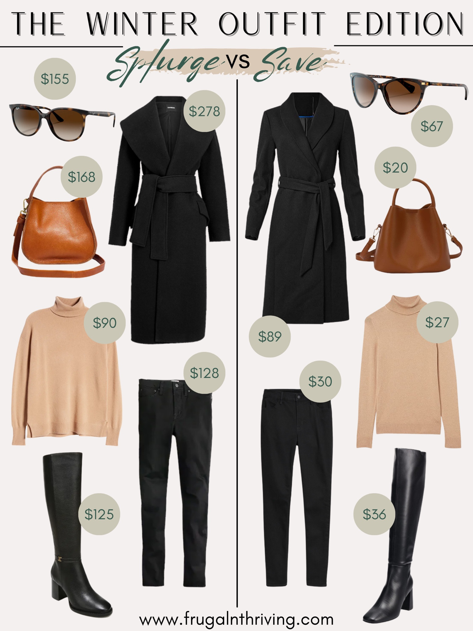 Shop some of winter’s hottest trends for less with this Splurge vs Save winter edition!

#LTKSeasonal #LTKunder100 #LTKstyletip