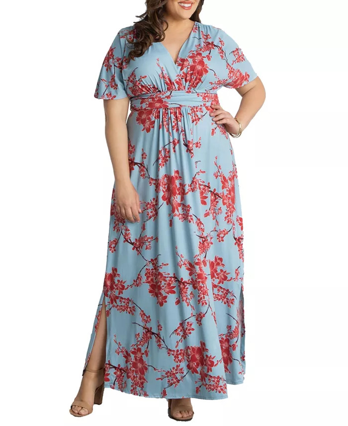 Kiyonna
          
        
  
      
          Plus Size Vienna Kimono Sleeve Long Maxi Dress | Macy's