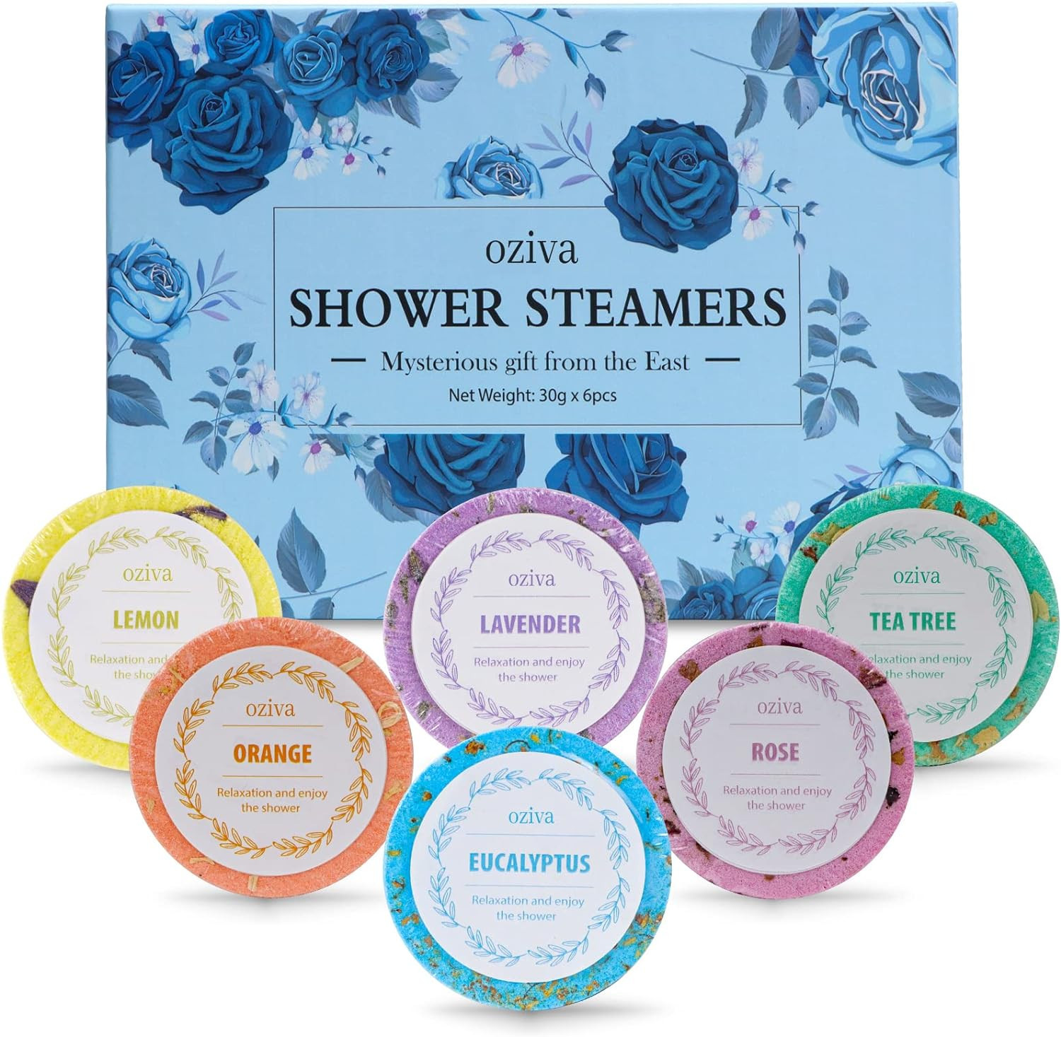 Oziva Aromatherapy Shower Steamers-Gifts for Women and Men, Shower Bombs - Stocking Stuffers for ... | Amazon (US)