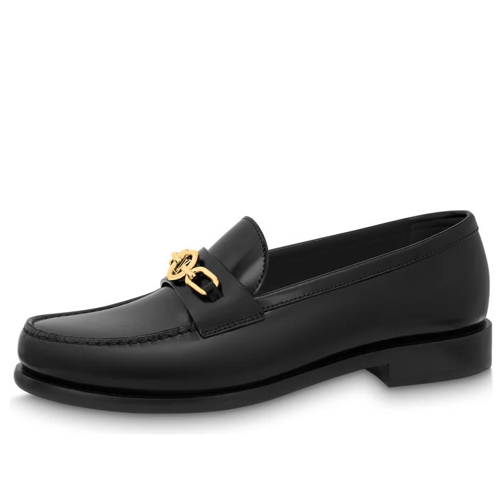 (WMNS) LOUIS VUITTON Chess Flat Loafer Shoes 'Black' 1ABIBA | KICKS CREW