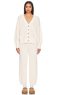 Free People Hailee Cardi Set in Powder Sand from Revolve.com | Revolve Clothing (Global)
