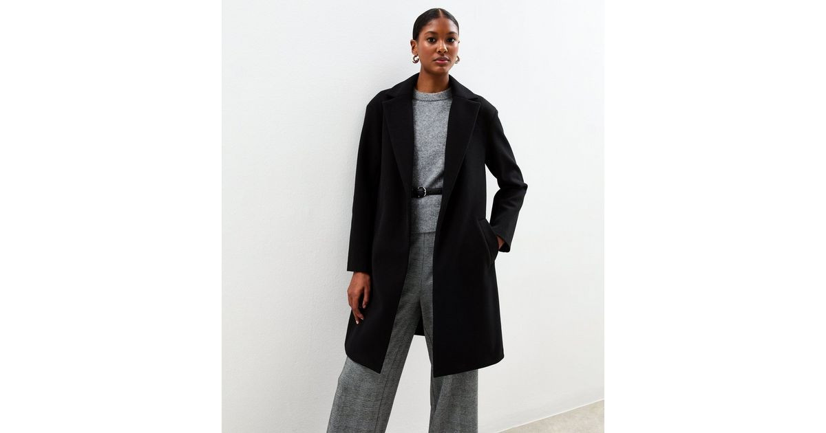 Black Unlined Tailored Coat | New Look | New Look (UK)