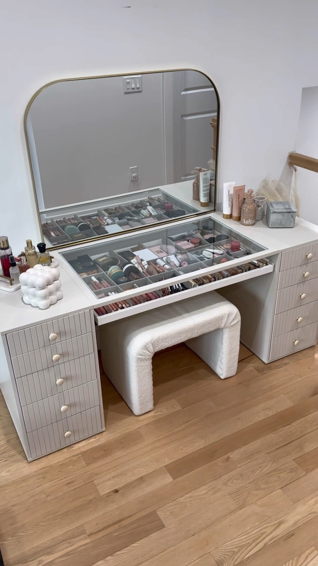 Dream vanity come to life. 

#LTKHome #LTKFindsUnder100 #LTKBeauty