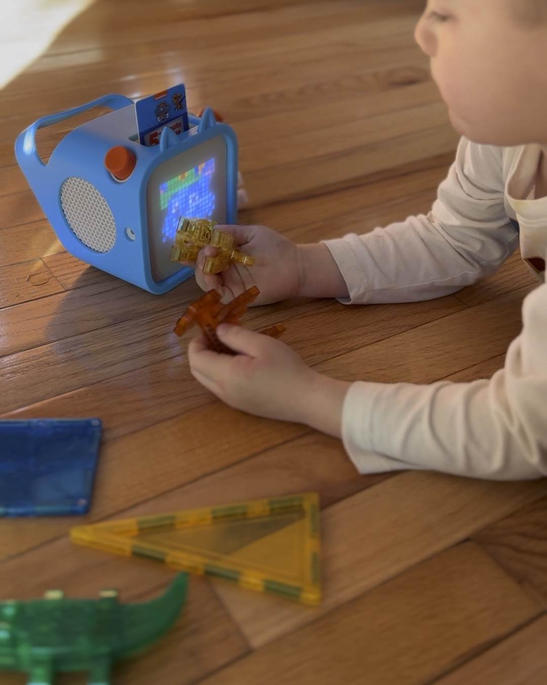 Filing the #yotoplayer under our top gift ideas! The boys got one from Santa and they love it. The bonus for us? No screens and it helps with more independent play 👏🏼

#LTKFamily #LTKGiftGuide #LTKKids