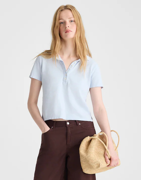 Shrunken Polo in Cotton Pique | Madewell