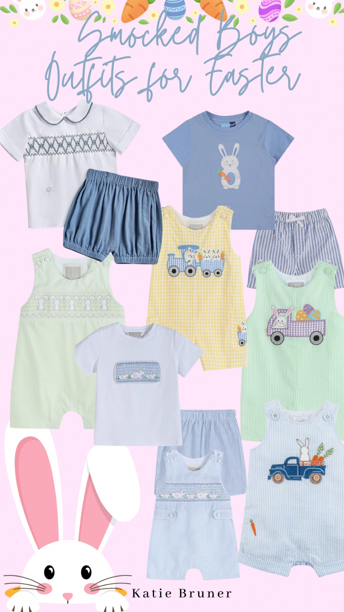 Smocked Boys Outfits! 
Smocked outfits for Easter! 

I use to shop on sulkily for all our smocked outfits but now I’ve turned to small businesses on fb or Amazon from the brands I loved on zulily! 

I’ve tagged several some aren’t in the picture above! 



#LTKkids #LTKSeasonal #LTKSpringSale
