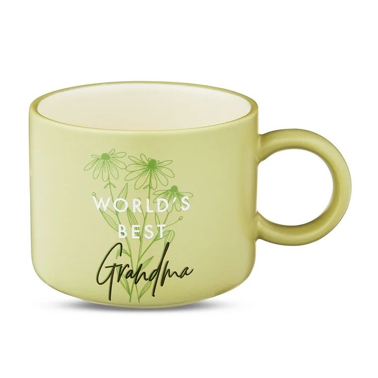 Mother's Day Mint Green & White Ceramic World's Best Grandma Mug by Way To Celebrate | Walmart (US)
