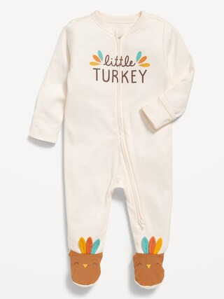2-Way-Zip Footed One-Piece for Baby | Old Navy (CA)