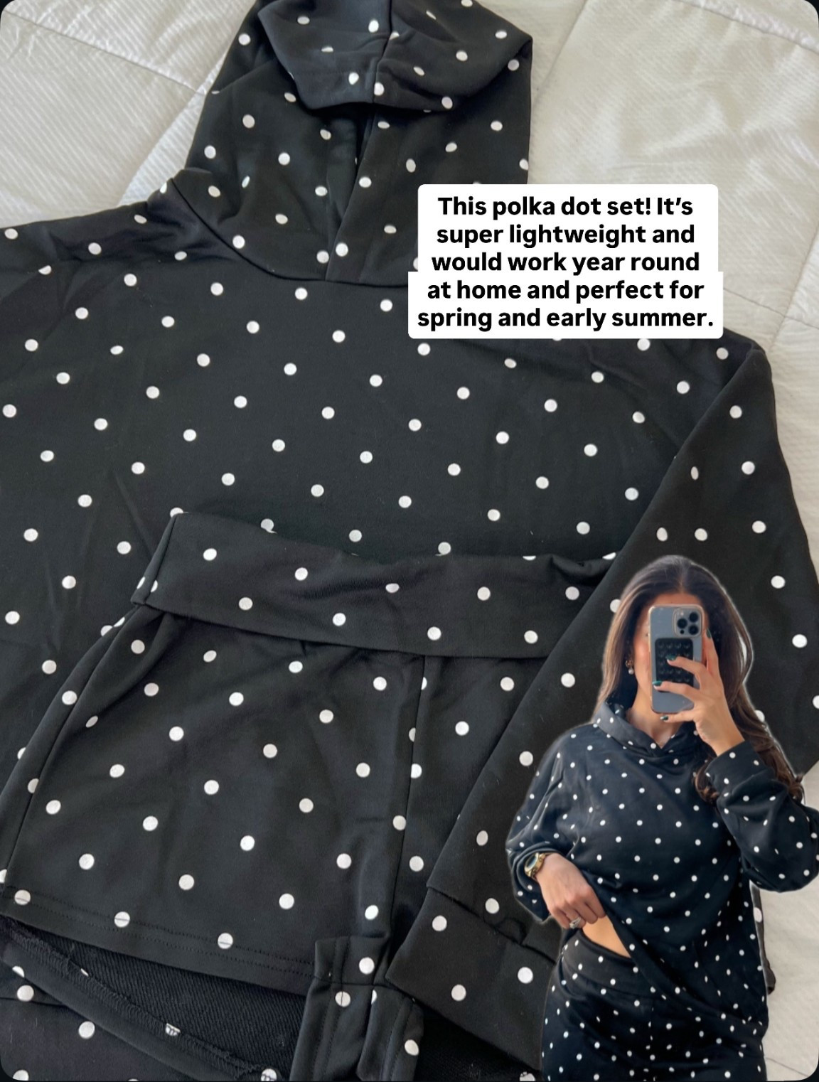 This polka dot set from Amazon. It’s lightweight but you can mix and match these two. 

#LTKFindsUnder50 #LTKHoliday #LTKSeasonal