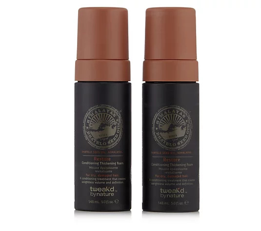 Tweak'd by Nature Restore Foam Duo - QVC UK | QVC UK