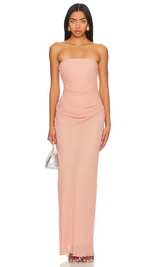 Nara Gown in Blush Pink | Revolve Clothing (Global)
