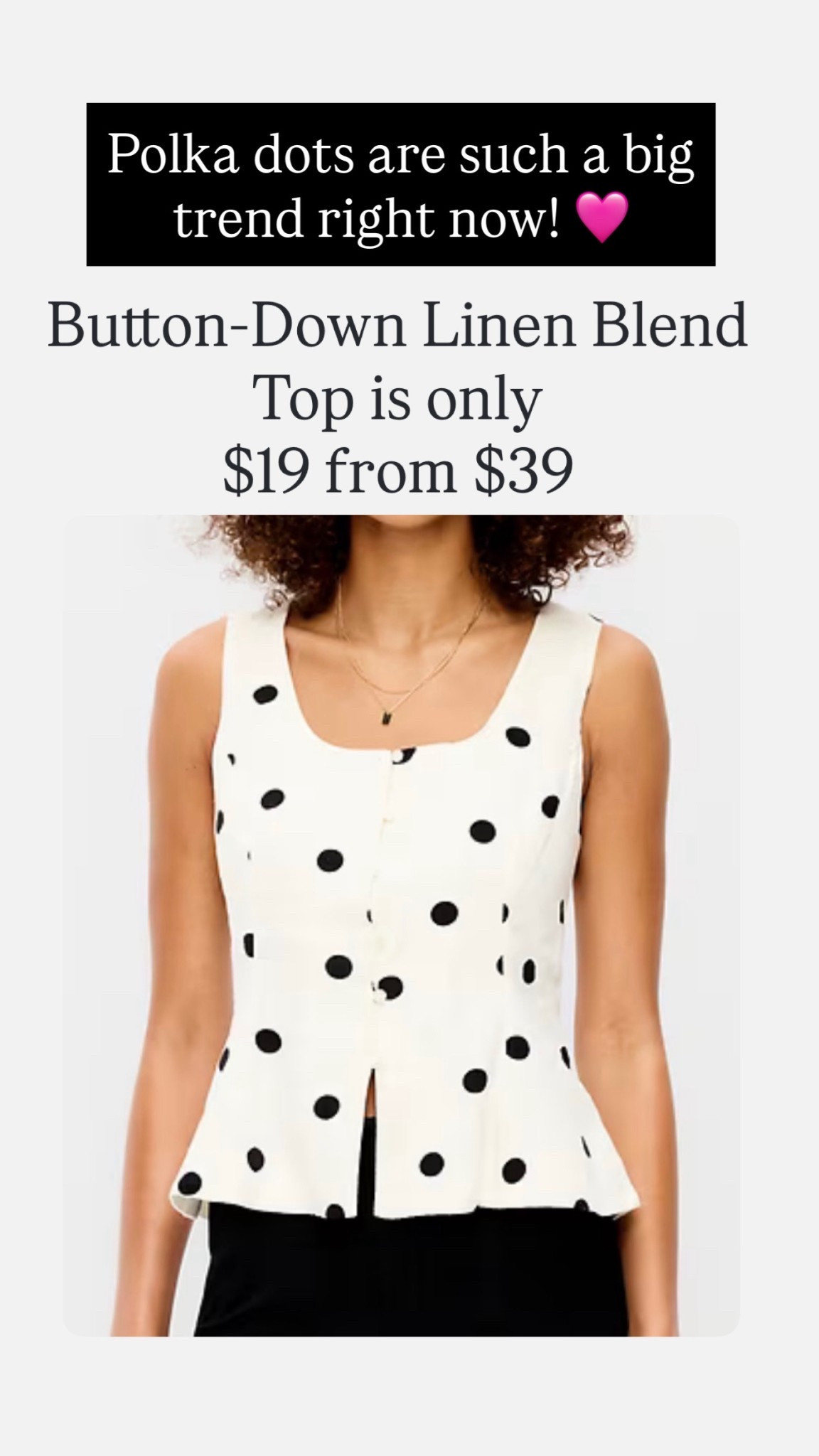 Button-Down Linen Blend Top is $19

#LTKootd #LTKSaleAlert
