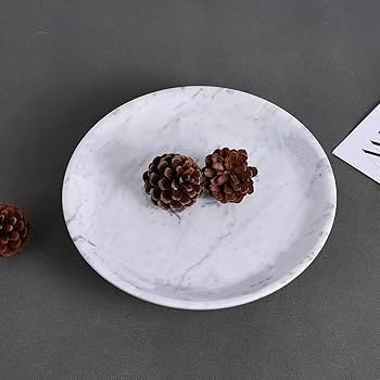 Three-Legs Marble Fruit Bowl for Kitchen Counter White 10" Inch Handmade Fruits Serving Bowl For ... | Amazon (CA)