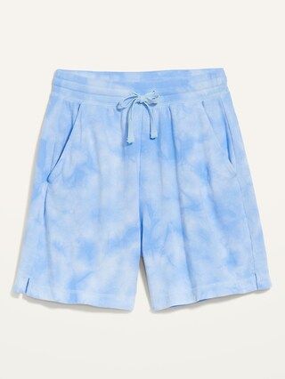 Extra High-Waisted Vintage Tie-Dyed Sweat Shorts for Women -- 5-inch inseam | Old Navy (US)