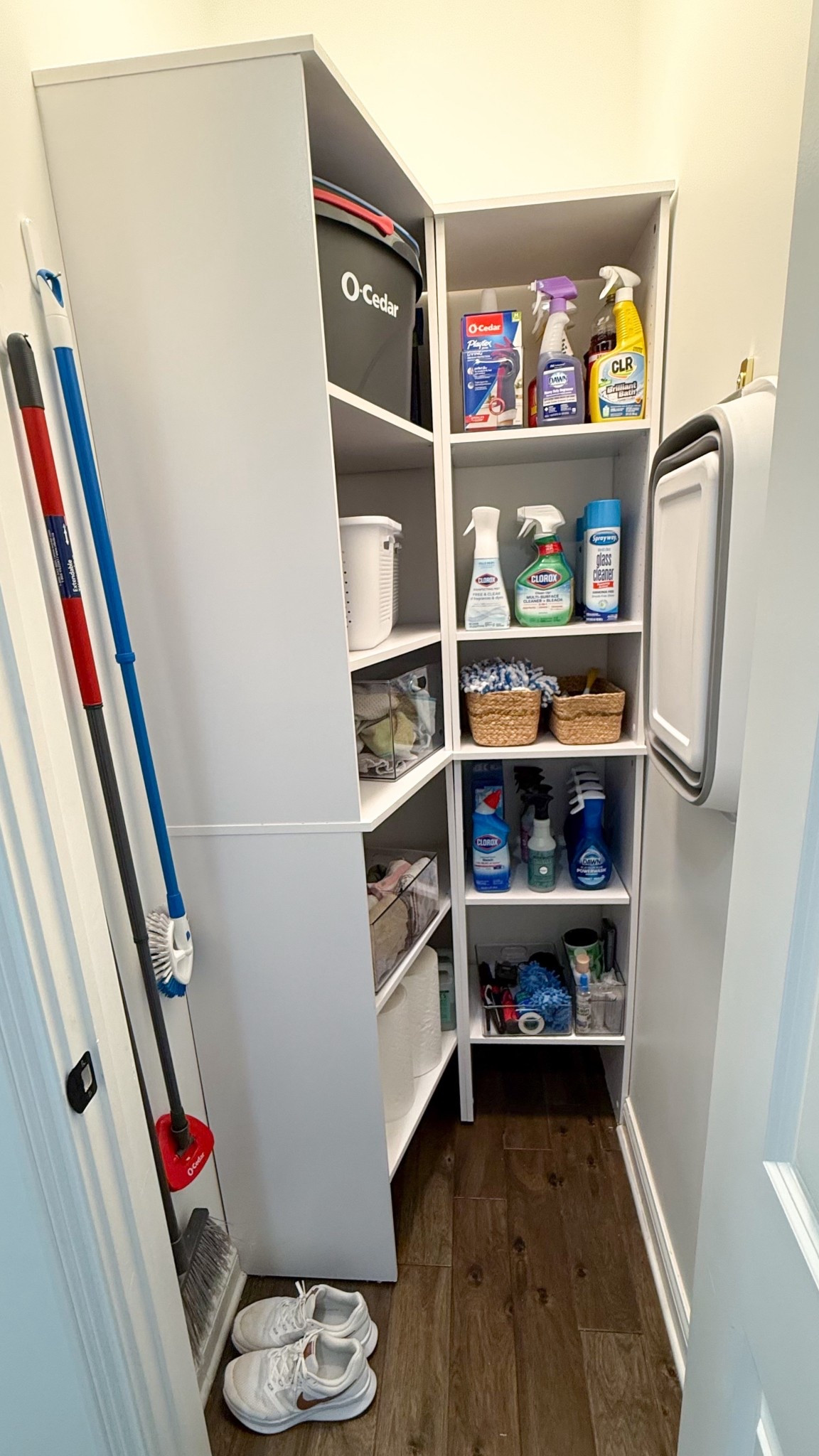 cleaning and supply closet organization #closet #organization #organizedhome 

#LTKHome