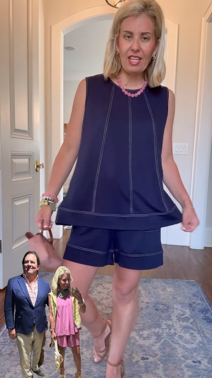 I’m obsessed!! I have a similar pink set from another brand but I think I like this one better! Y’all will die at the price! I’m in a small and 8 sandal tts. #LTKspring 

#LTKdayinmylife #LTKmomlife