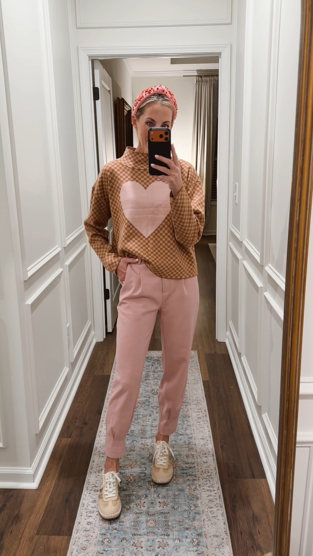 When a teacher at school buys the sweater that you love. You decide to twin on Tuesday we’re both wearing this sweater to school and I’m so excited. I paired it with these Amazon pants that are also on deal today less than $30 and my target sneakers. 

#LTKValentine #LTKgrwm #LTKootd