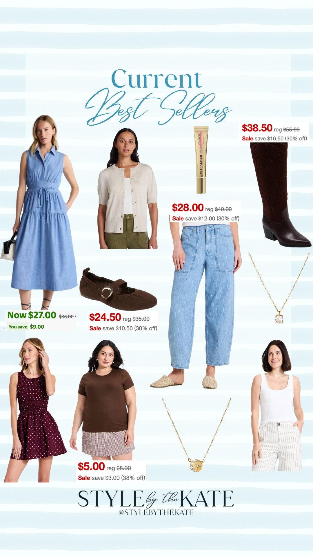Current best sellers + so many cute finds for now and into fall! 🤎✨

walmart, target, target sale, walmart sale, fall, summer, dress, pants, teacher outfit, back to school, jeans 

 #LTKootd #LTKSeasonal #LTKSaleAlert