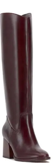 Leila Block Heel Knee High Boot | Nordstrom