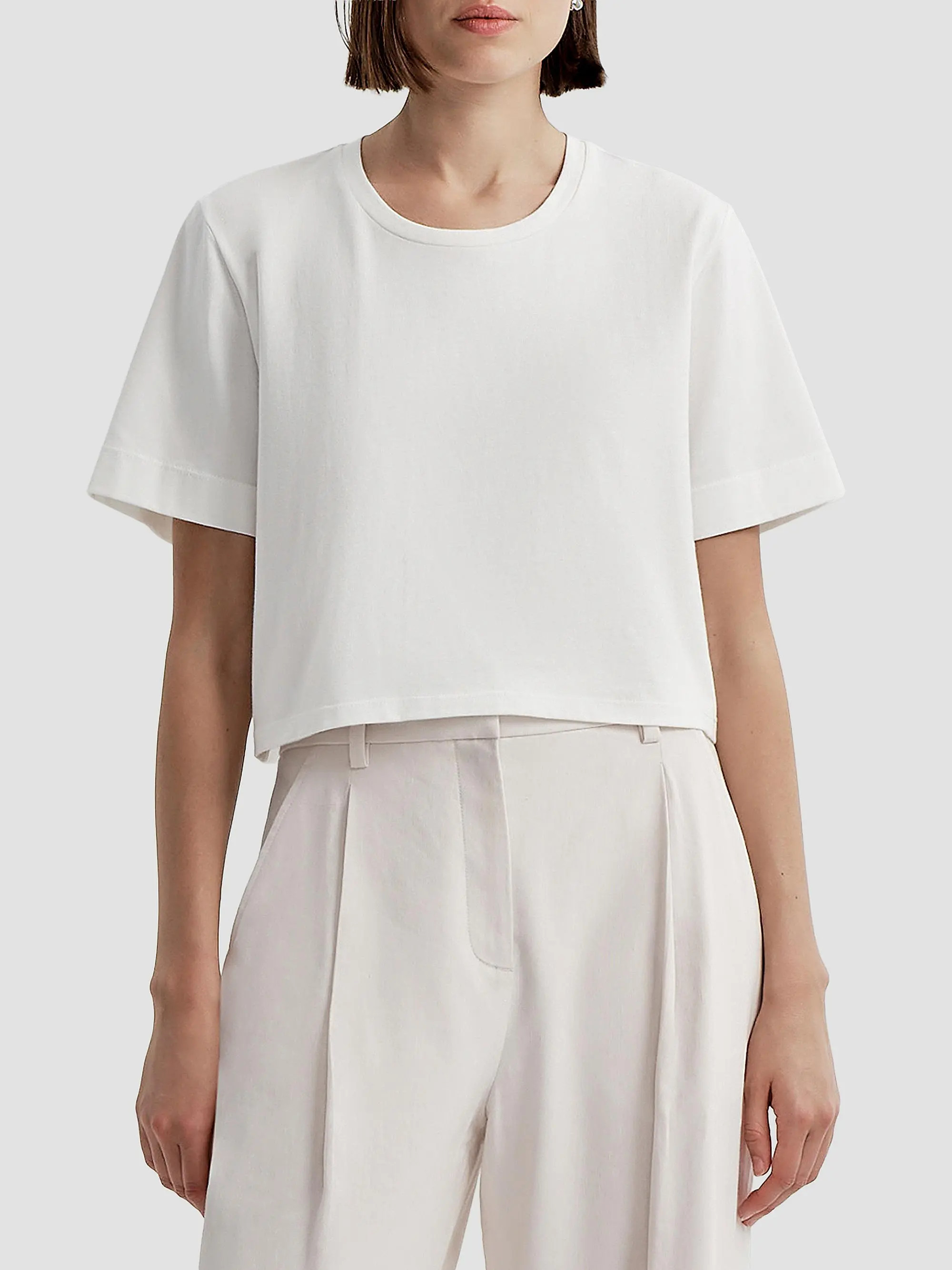 A.L.C. Kali Cotton Boxy T-Shirt | Saks Fifth Avenue | Saks Fifth Avenue