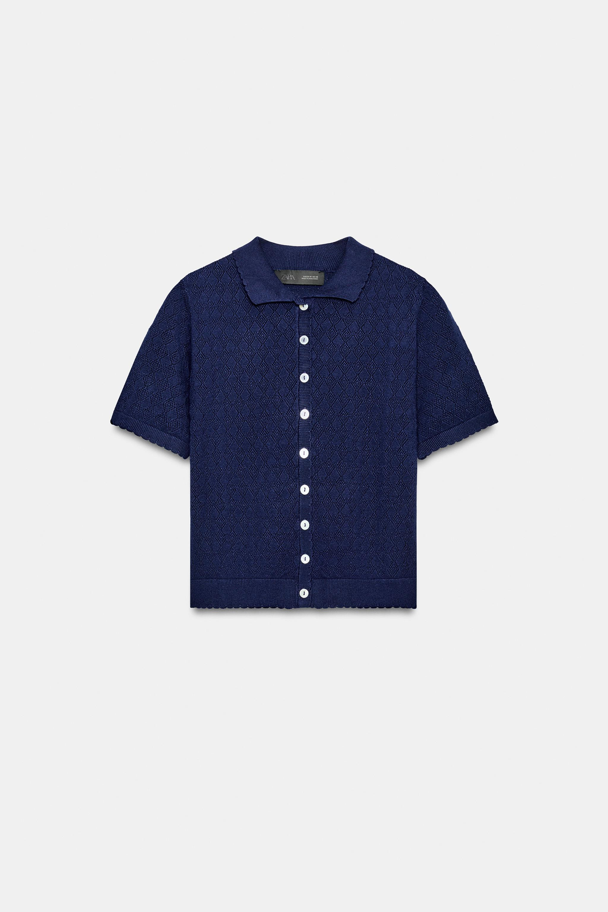 SHORT SLEEVE CARDIGAN | Zara US