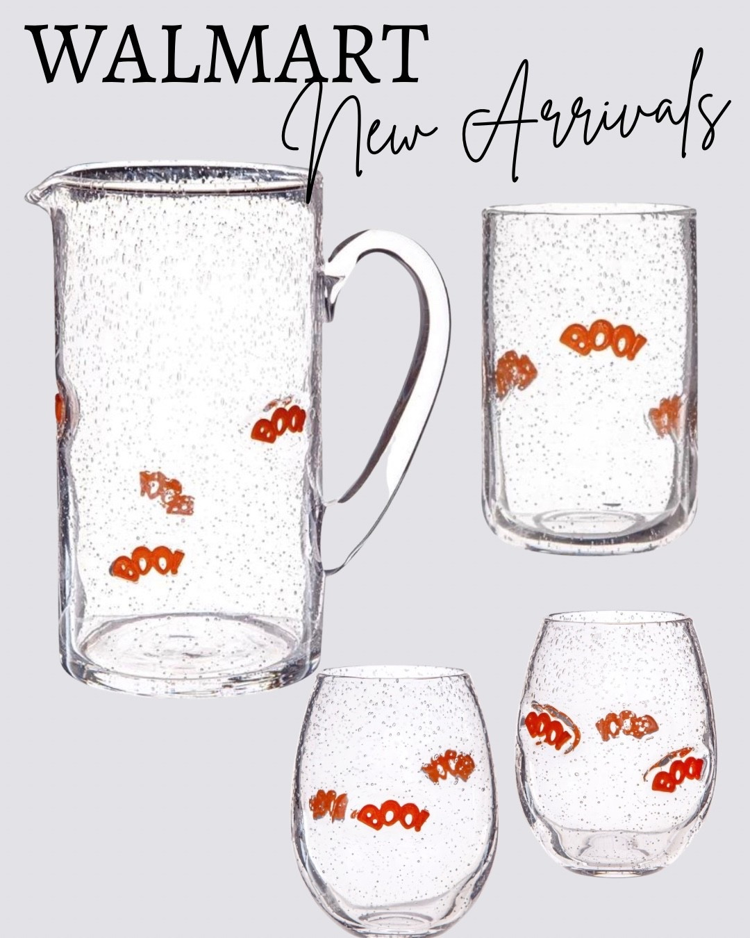 Halloween party glassware 




Walmart home 
Walmart finds 
Icon glass 
Drink pitcher 
Wine glasses 
Walmart Halloween 
Halloween gift ideas

#LTKHome #LTKSeasonal
