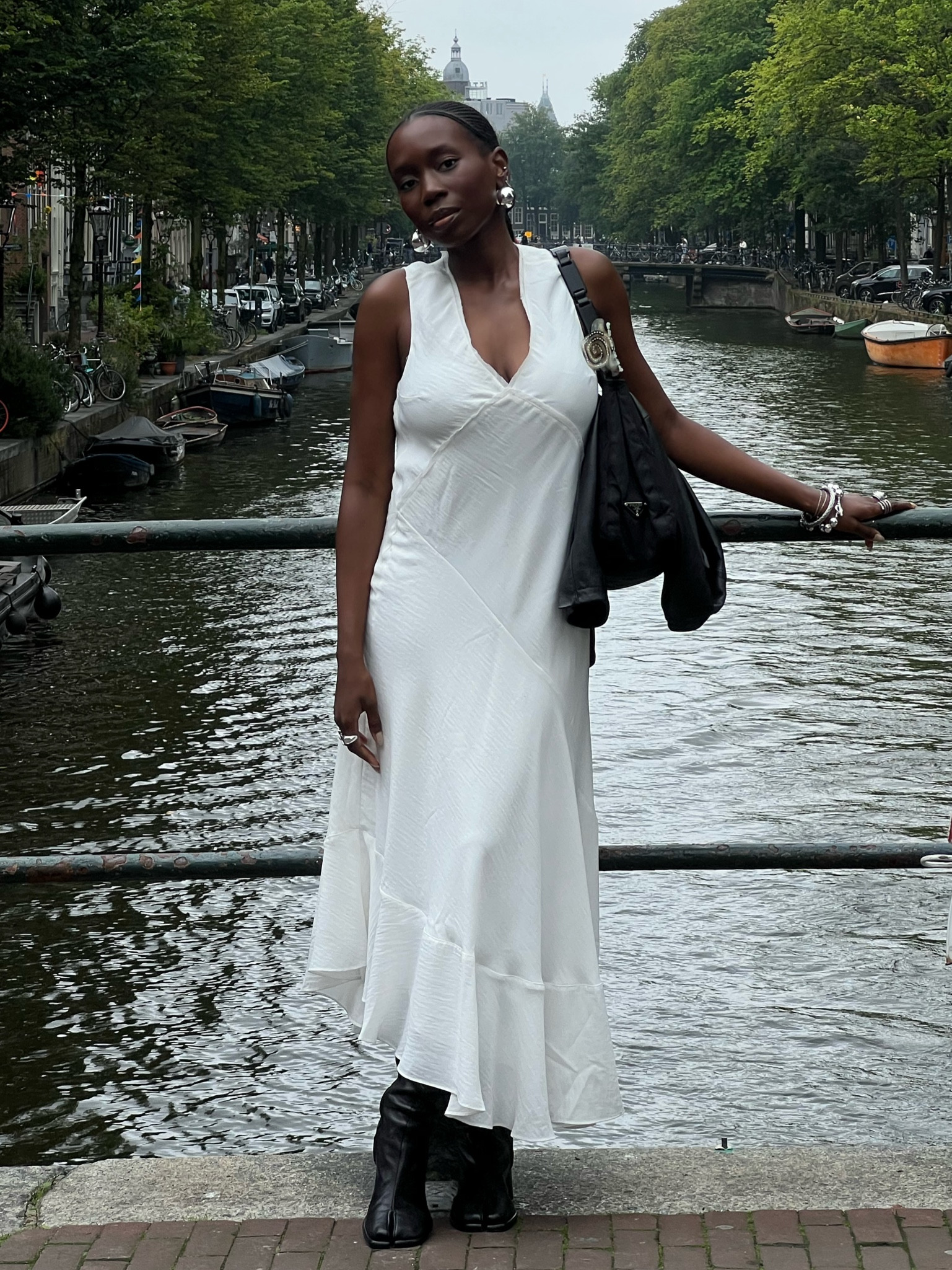when in Dam 🇳🇱  white flowy cos dress, winter white are fav with tabi boots 

#LTKeurope #LTKtravel #LTKstyletip