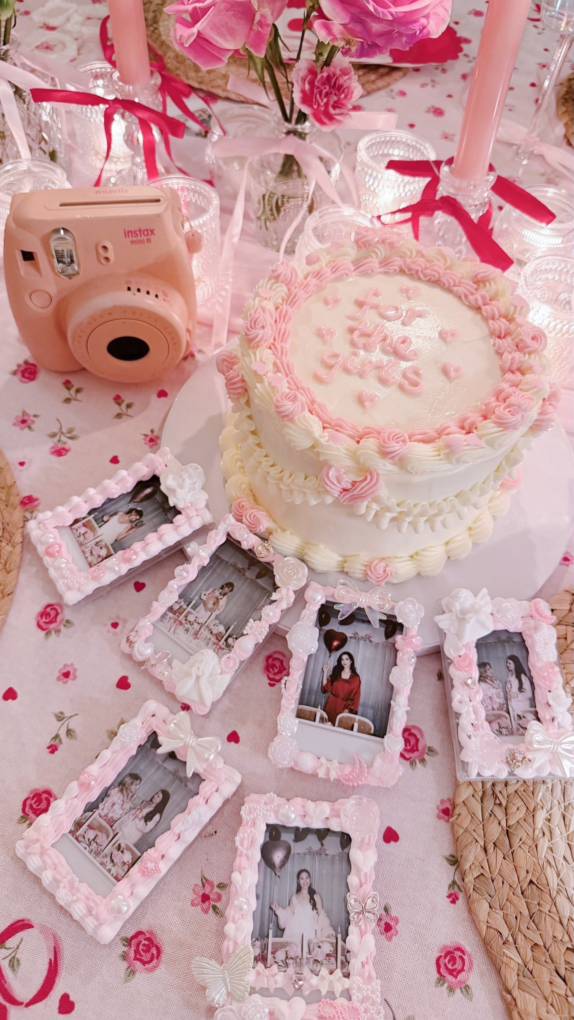 valentine’s day but make it a cute girls party 💘 put on your pink pjs, find the sweetest treats, and decorate cute polaroid picture frames with your girlies. this is your sign to host a galentine’s day party - send this to your besties if you want to do it with them too 👯‍♀️🎀💖

#valentinesdayparty #galentinesday #girlsnightin #pinterestinspired #galentines 

#LTKValentine #LTKselfcare #LTKdayinmylife