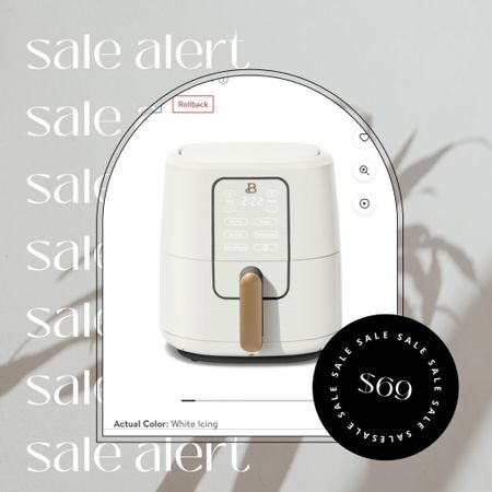 Sale Alert!! This 6 quart Beautiful By Drew air fryer is on sale! I have the larger size and absolutely love it! Great price for early Christmas shopping! #airfryer #kitchenappliances #aesthetickitchen#LTKunder100

#LTKsalealert #LTKhome