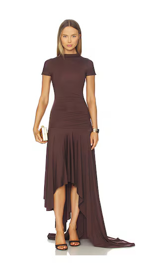 Cardozo Dress in Brown | Revolve Clothing (Global)
