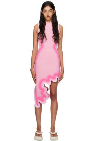 PH5 - Pink Brooklyn Midi Dress | SSENSE