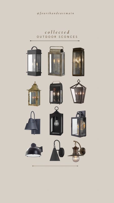 collected // outdoor sconces 

amber interiors
amber interiors dupe
outdoor light
lighting roundup 

#LTKhome