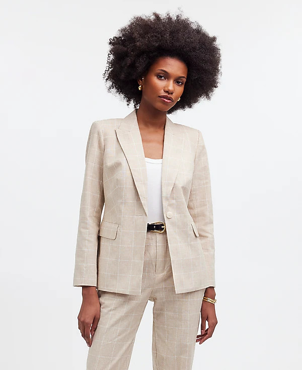 The Slim Blazer in Plaid | Madewell