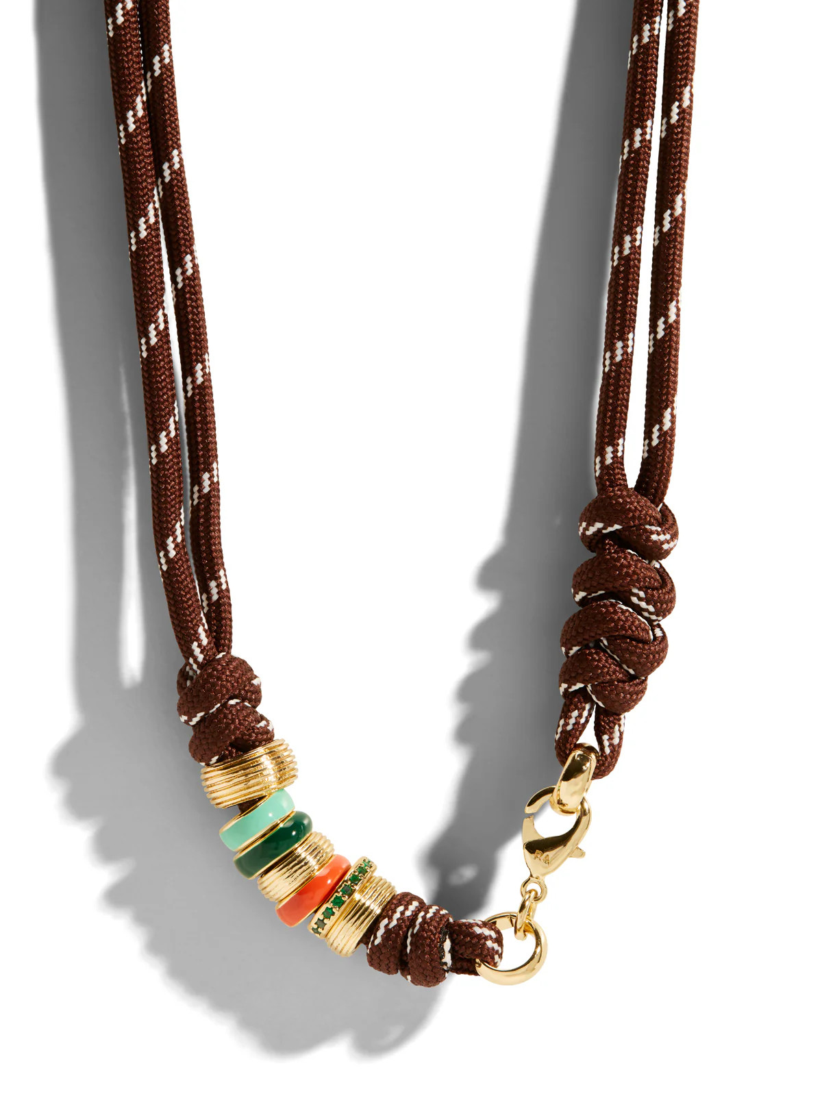 The Brown Supersize Happy Cord Necklace | YLANG 23