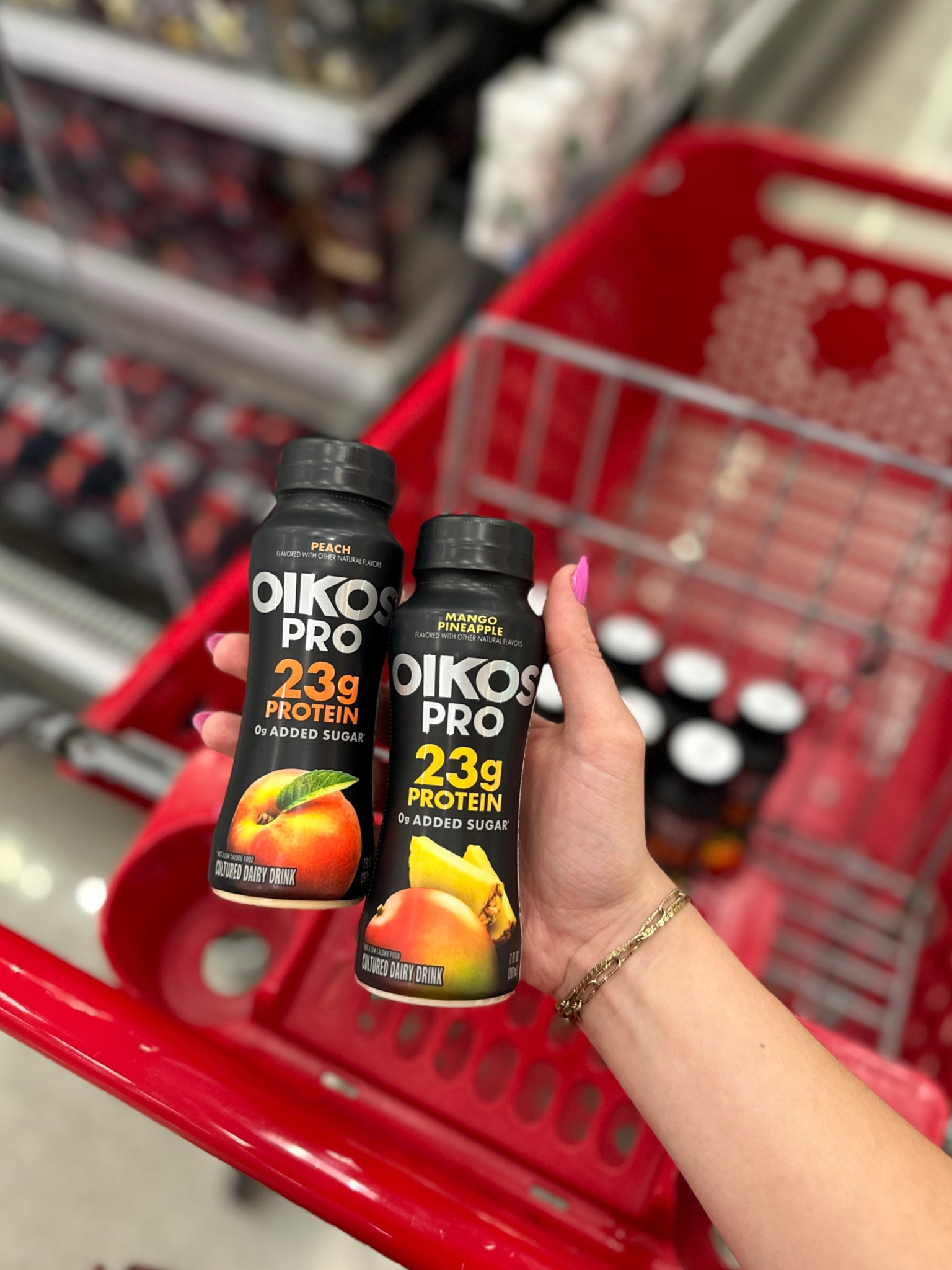 FINALLY! #ad I have been looking for an easy (and delicious) way to start incorporating more protein into my diet since starting at the gym and these new drinks from Oikos are exactly that! These new drinks come in Peach, Strawberry Banana, and Mango Pineapple flavors. Each 7oz. bottle contains 23 grams of protein*! ​​🤯 This is exactly what I’ve been looking for and I’m so excited to stock up on something delicious, nutritious, and convenient! Find all three flavors on your next Target run! 🎯

*per 7 fl oz serving

#OIKOSSTRONG #OIKOSTARGET #TargetFinds #TargetPartner #Target #liketkit @shop.ltk
