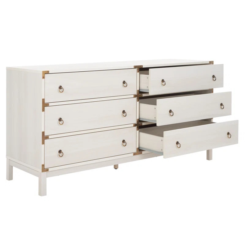 Akyah 6 Drawer 60.67" W Dresser | Wayfair North America