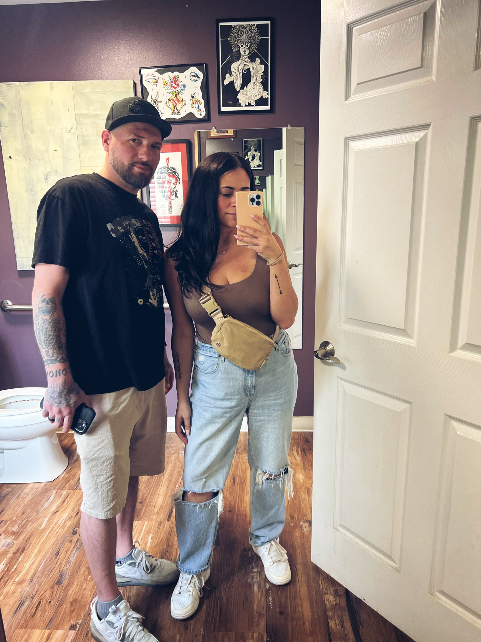 Abercrombie jeans
Denim
Brown bodysuit


#LTKworkwear #LTKunder100 #LTKBacktoSchool