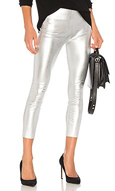 SPRWMN High Waist 3/4 Legging in Silver from Revolve.com | Revolve Clothing (Global)