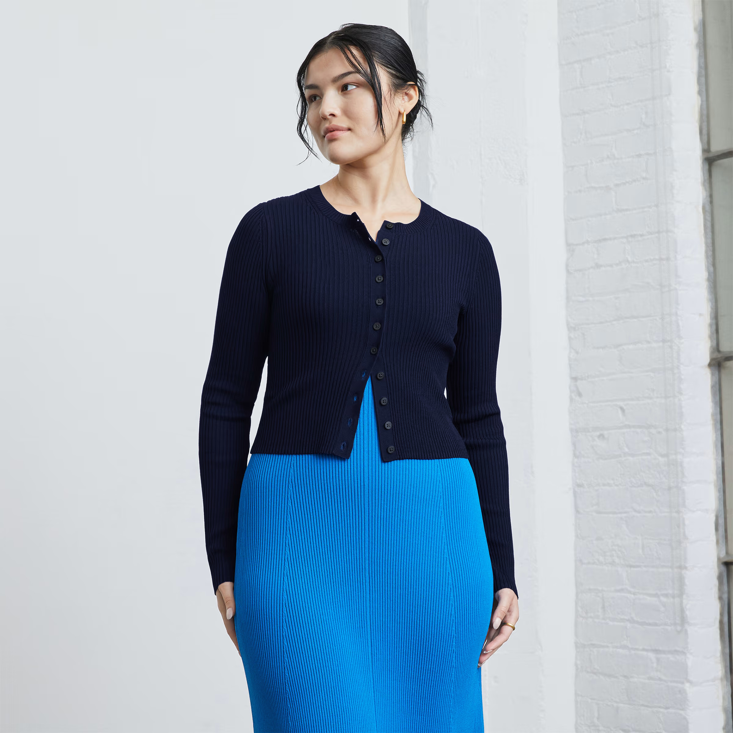 The Ribbed Cropped Cardigan | Everlane