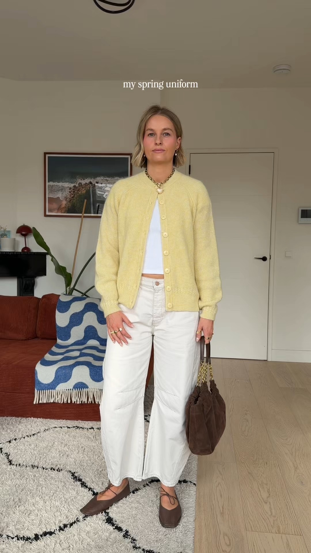 Spring uniform! Barrel leg jeans and colourful cardigans. I’ve linked exact and cheaper alternative for everything.

I wear the free people jeans sized down once to 27W reg length
All cardigans are size M
Aloha ballerinas true to size 

#LTKuk #LTKjeans #LTKspring